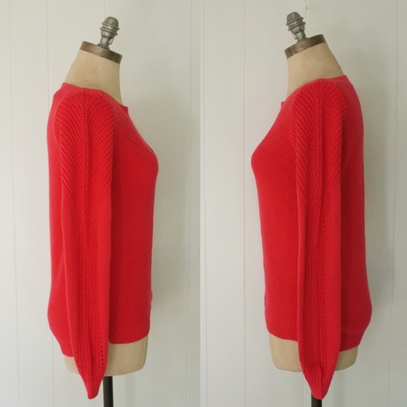 NWT Pink Sweater | Chunky Knit Stitch Pink Sweater - Picture 5 of 8